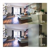 Pametno preklopno steklo za tuš vrata